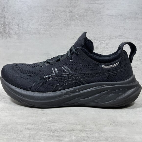 Asics Gel Nimbus 26 Running Shoes - Men's Size 11 - Black - Picture 1 of 9